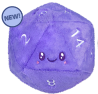Squishable D20 - Purple - Game On