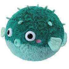 Squishable Teal Pufferfish 15" - Game On