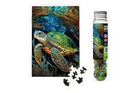 Stained Glass Sea Turtle - Micro Puzzle - Game On