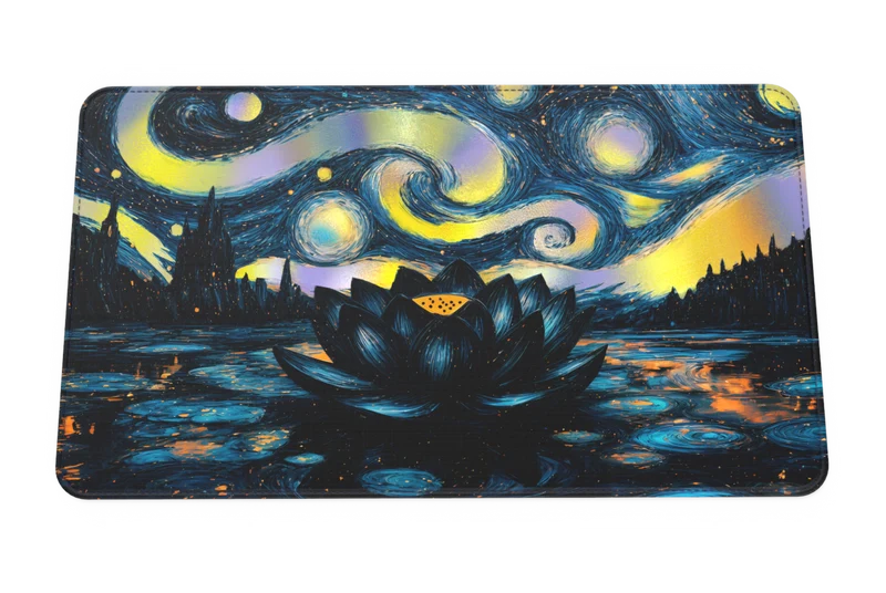 Starry Black Lotus Foil Playmat - Game On