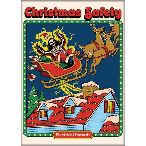 Steven Rhodes Christmas Safety Magnet - Game On