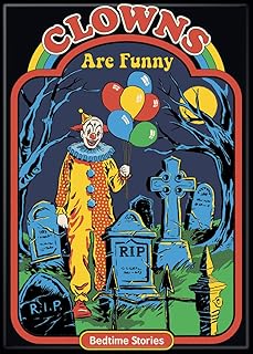 Steven Rhodes Clowns Are Funny Magnet - Game On