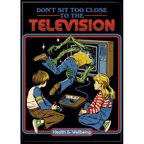 Steven Rhodes Don’t Sit Too Close TV Magnet - Game On