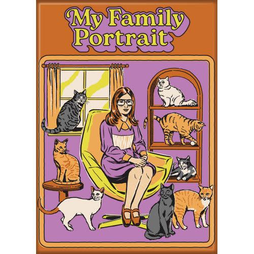 Steven Rhodes Family Portrait Magnet - Game On
