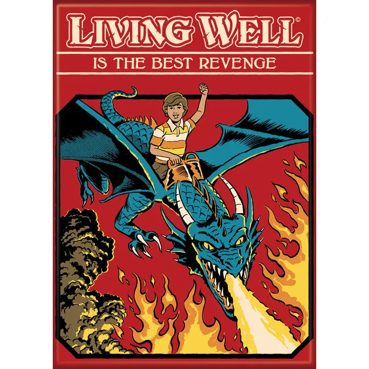 Steven Rhodes Living Well Magnet - Game On