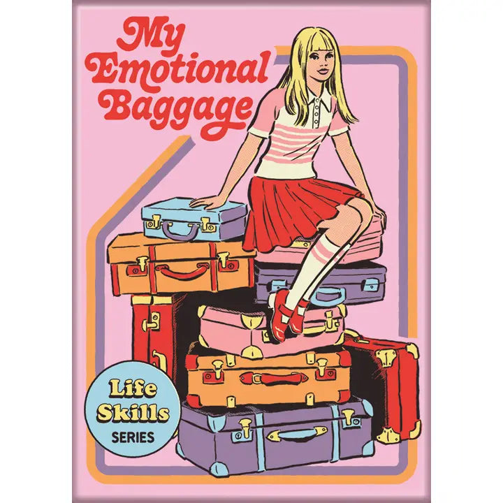 Steven Rhodes My Emotional Baggage Magnet - Game On