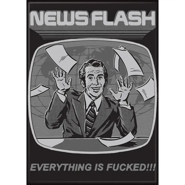 Steven Rhodes News Flash Magnet - Game On