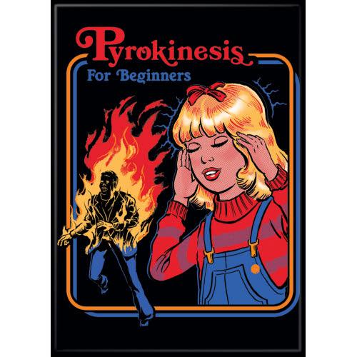 Steven Rhodes Pyrokinesis for Beginners Magnet - Game On
