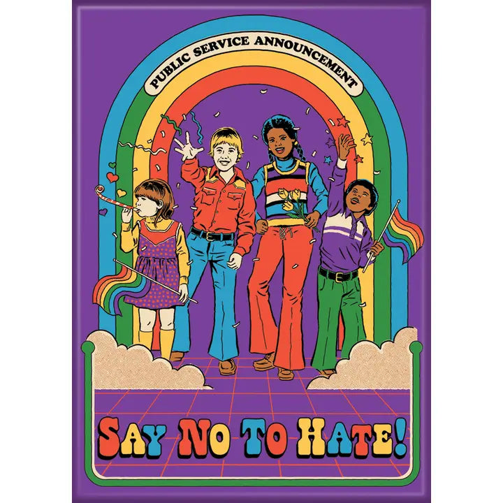 Steven Rhodes Say No to Hate Magnet - Game On