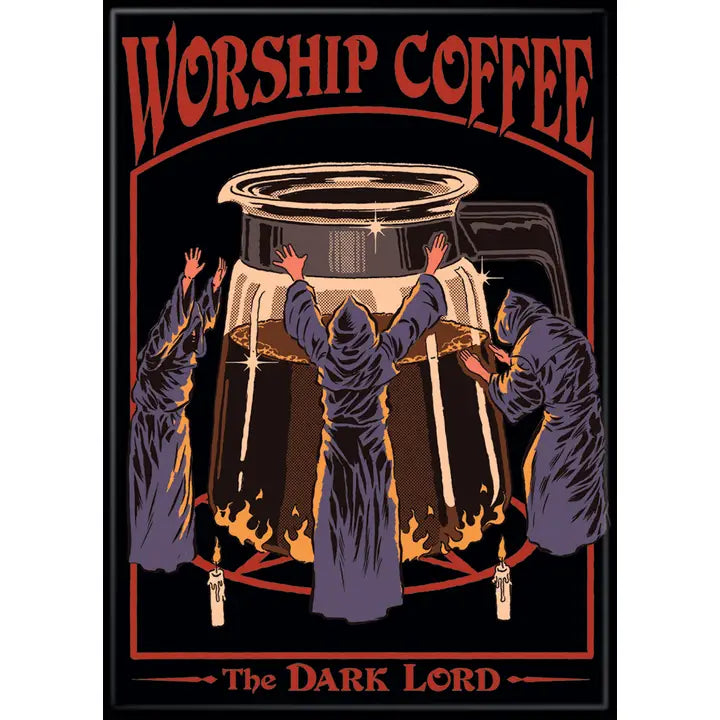 Steven Rhodes Worship Coffee Magnet - Game On