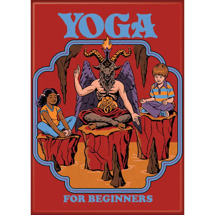 Steven Rhodes Yoga Magnet - Game On
