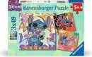 Stitch 3x49 pc Puzzle - Game On