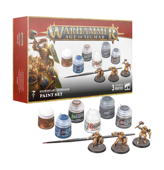 Stormcast + Paint Set - Age of Sigmar - Game On