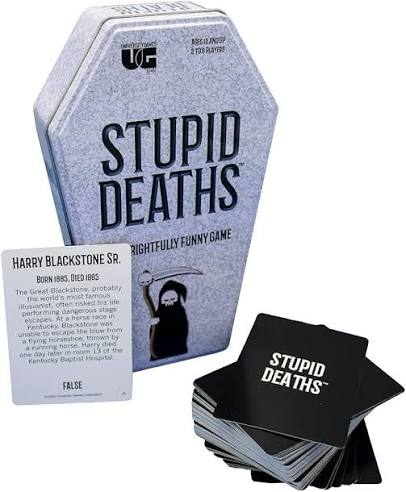 Stupid Deaths Tin - Party Games - Game On