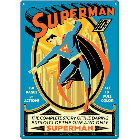 Superman Classic Metal Sign - Game On