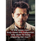 Supernatural Castiel Pizza Man Magnet - Game On