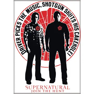 Supernatural Shotgun Shuts Cakehole Magnet - Game On