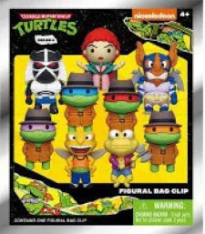TMNT Retro - Foam Bag Clip - Game On