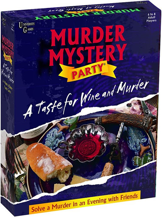 A Taste for Wine & Murder - Mystery Games - Game On