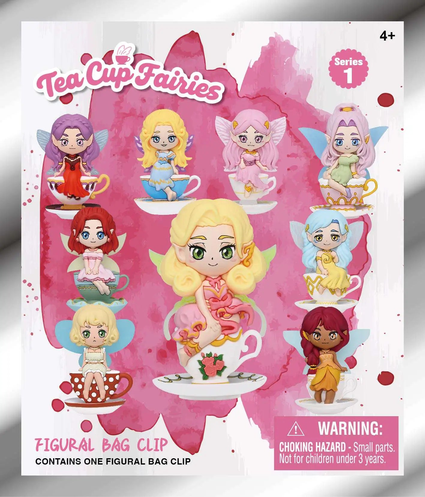 Tea Cup Fairies 3D Foam Bag Clip, Series 1 - Game On
