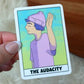 The Audacity" Funny Tarot Card Sticker - Game On