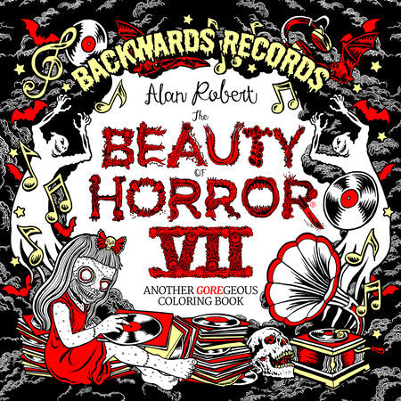 The Beauty of Horror 7: Backwards Records Coloring Book - Game On