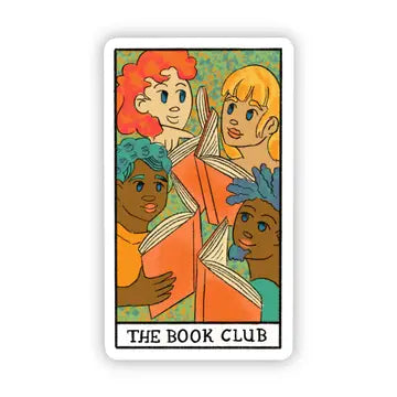 The Book Club Book Tarot Card Sticker - Game On