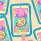 The Coffee Tarot Card Vinyl Sticker Coffee Shop - Game On