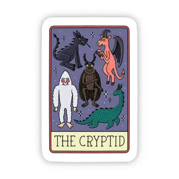 The Cryptid" Tarot Card Sticker - Game On