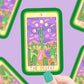 The Desert Tarot Card Vinyl Sticker Cactus and Wildlife - Game On