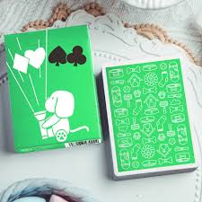 The Dog's Diary Playing Cards Green - Classic - Game On