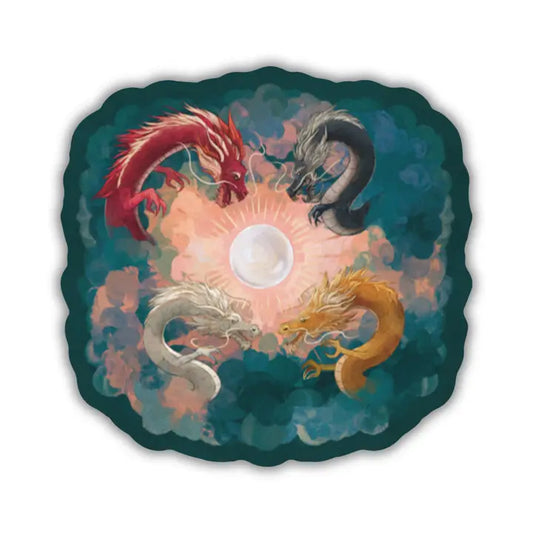 The Four Dragons Sticker - Game On