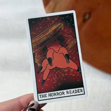 The Horror Reader Book Tarot Card Sticker - Game On