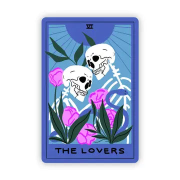 The Lovers" Tarot Card Sticker - Game On