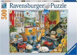 The Music Room 500 pc Puzzle - Game On