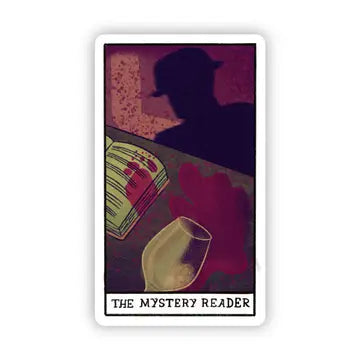 The Mystery Reader Book Tarot Card Sticker - Game On