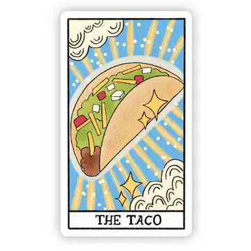 The Taco" Tarot Card Sticker - Game On