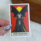 The Vampire Tarot Card Halloween Sticker - Game On