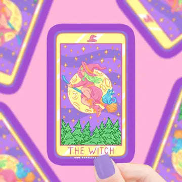 The Witch Tarot Card Vinyl Sticker - Game On