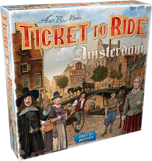 Ticket to Ride Amsterdam Map - Family - Asmodee - Game On