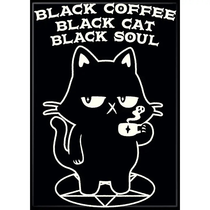 Tobe Fonseca Black Coffee Black Cat Black Soul Magnet - Game On