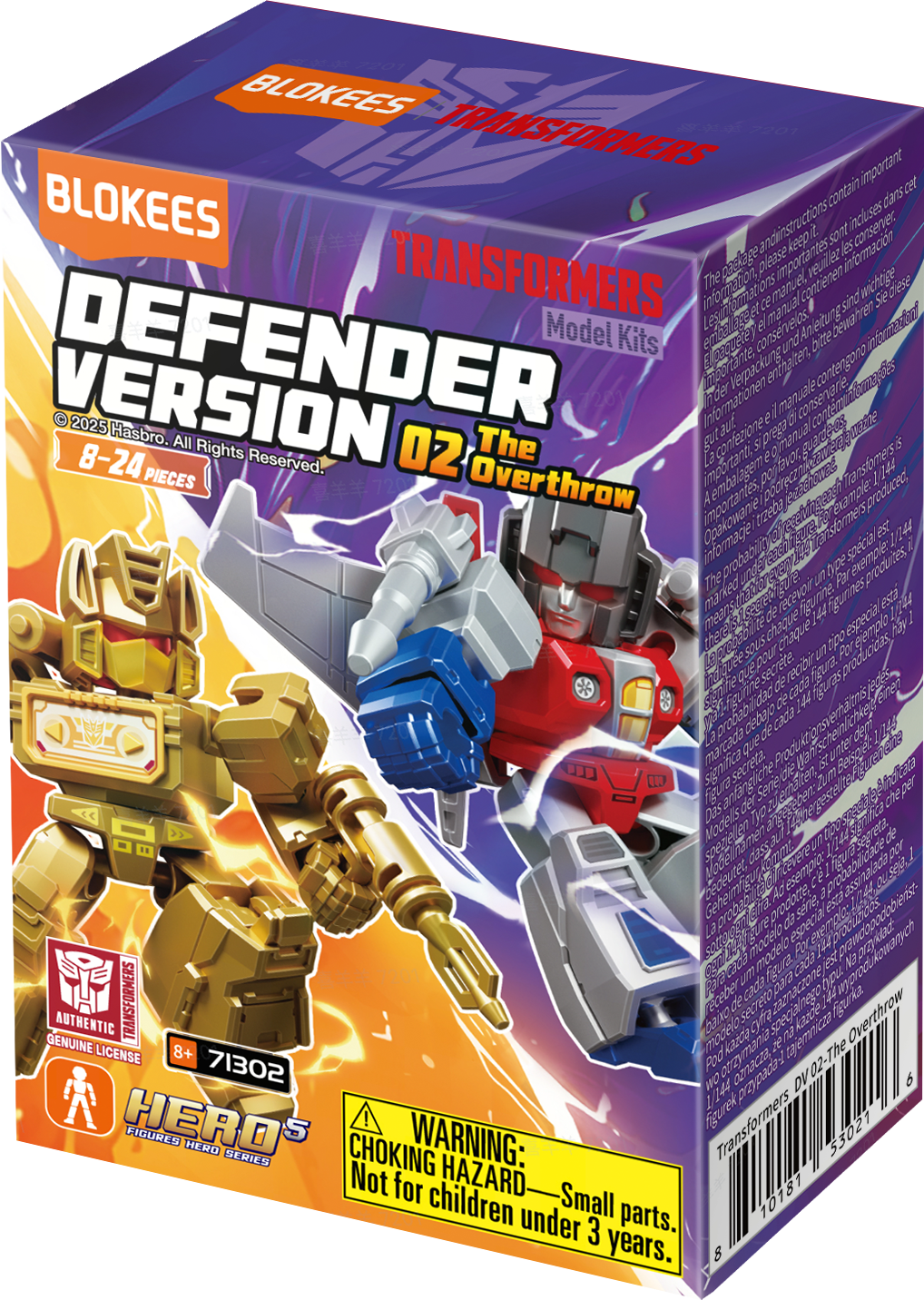 Transformers Defender 02 Single - Game On