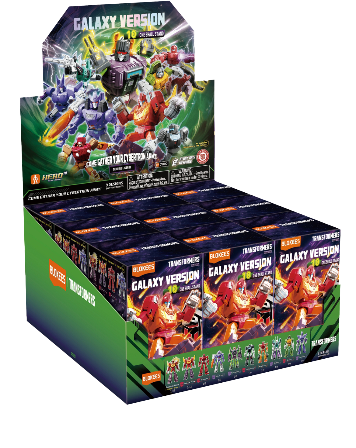 Transformers Galaxy 10 Display - Game On