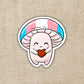 Transgender Pride Flag Mushroom Sticker - Game On