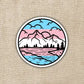 Transgender Pride Mountainscape Flag Sticker - Game On