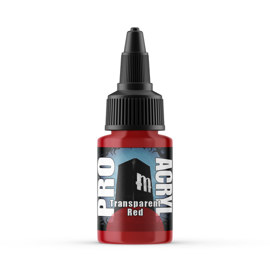 Transparent Red Pro Acryl - Game On