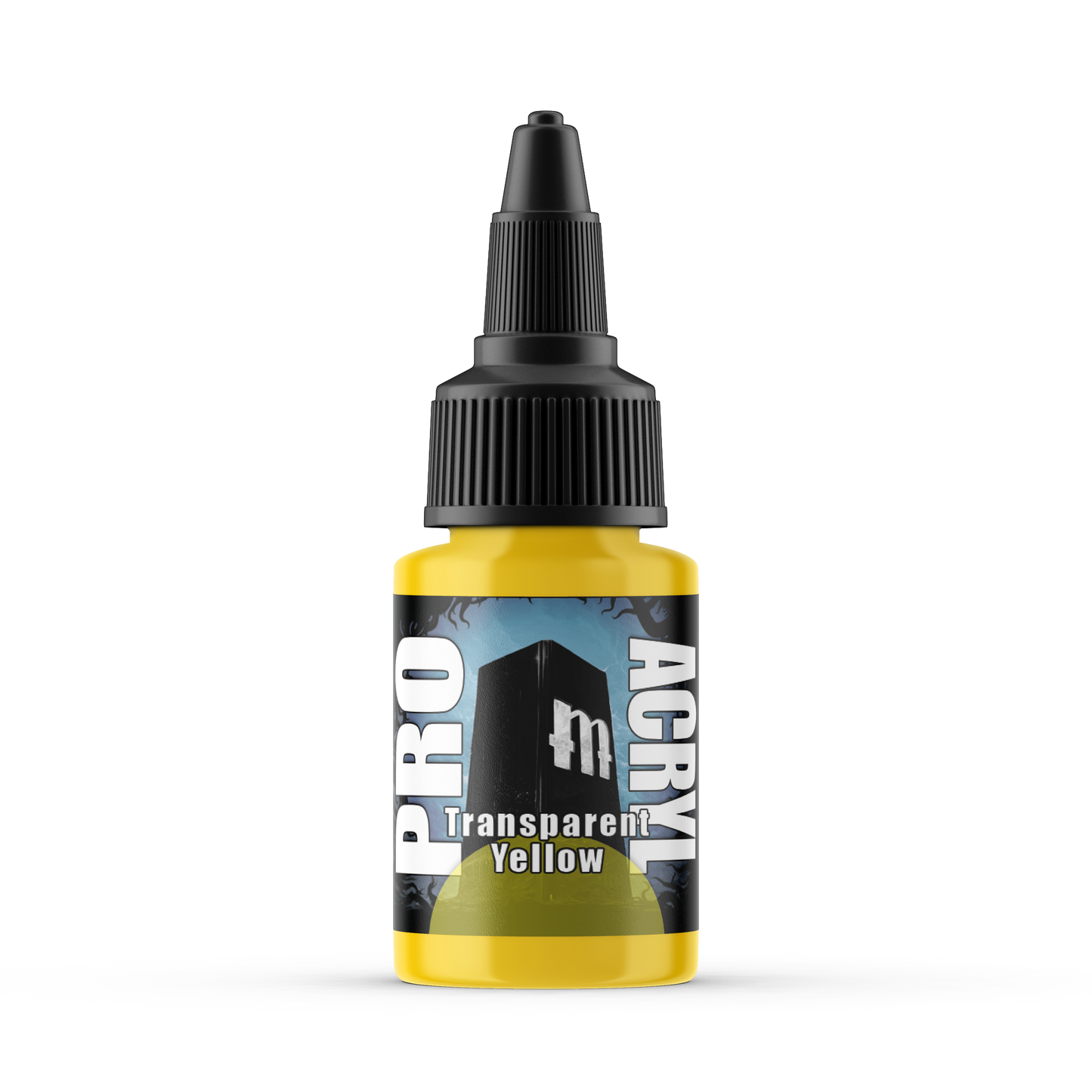 Transparent Yellow Pro Acryl - Game On