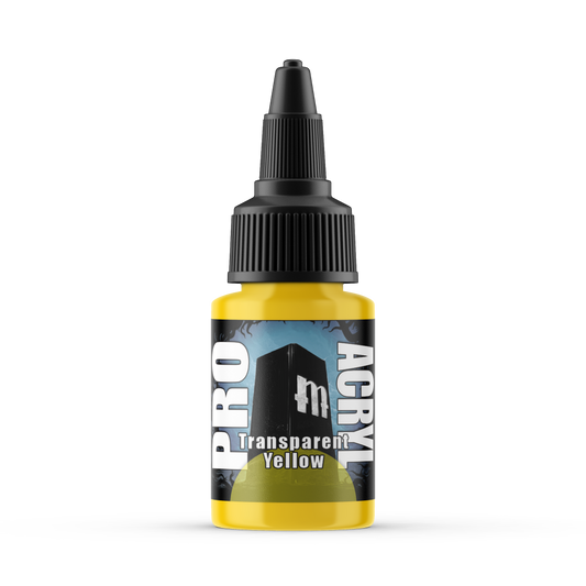 Transparent Yellow Pro Acryl - Game On