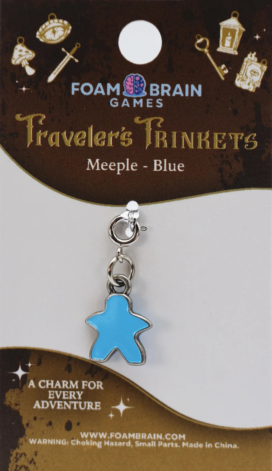 Traveler's Trinkets - Meeple - Blue Charm - Game On
