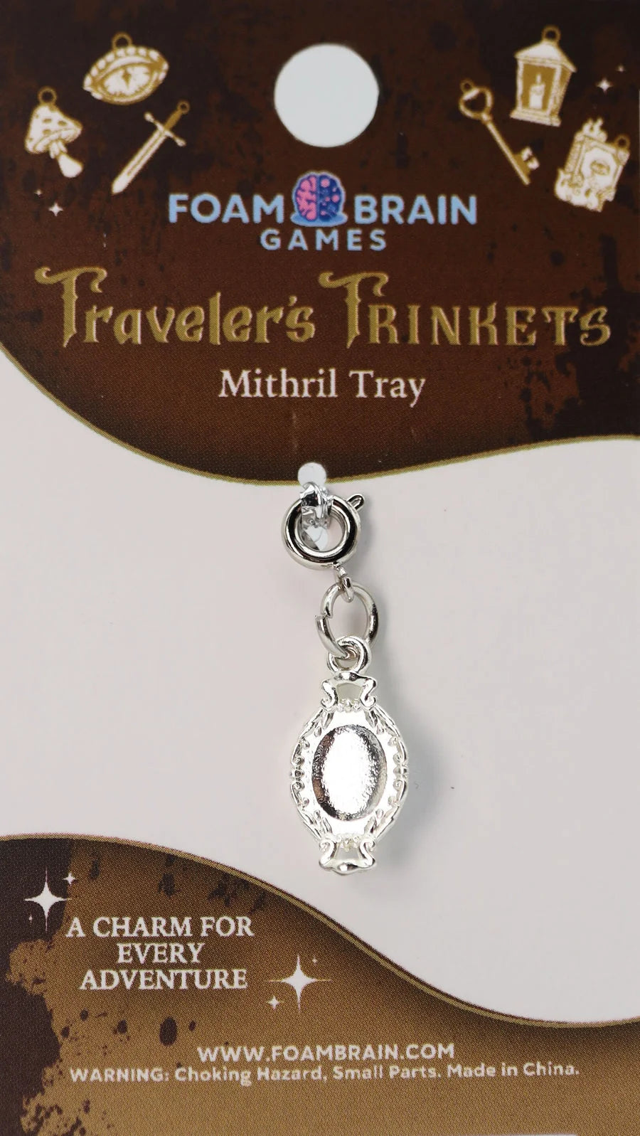 Traveler's Trinkets - Mithril Tray Charm - Game On